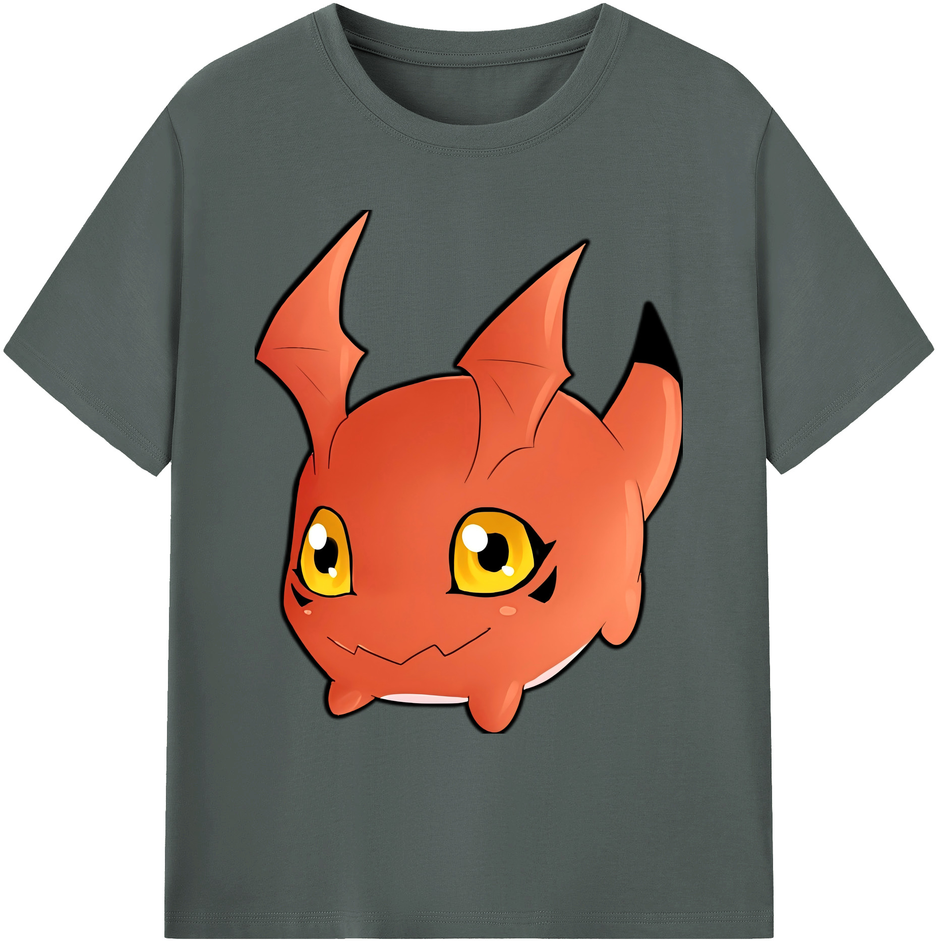 （画像用） Digimon デジタルモンスター/デジモン 綿100％ メンズ半袖Tシャツ｜肌触りやわらか＆通気性
